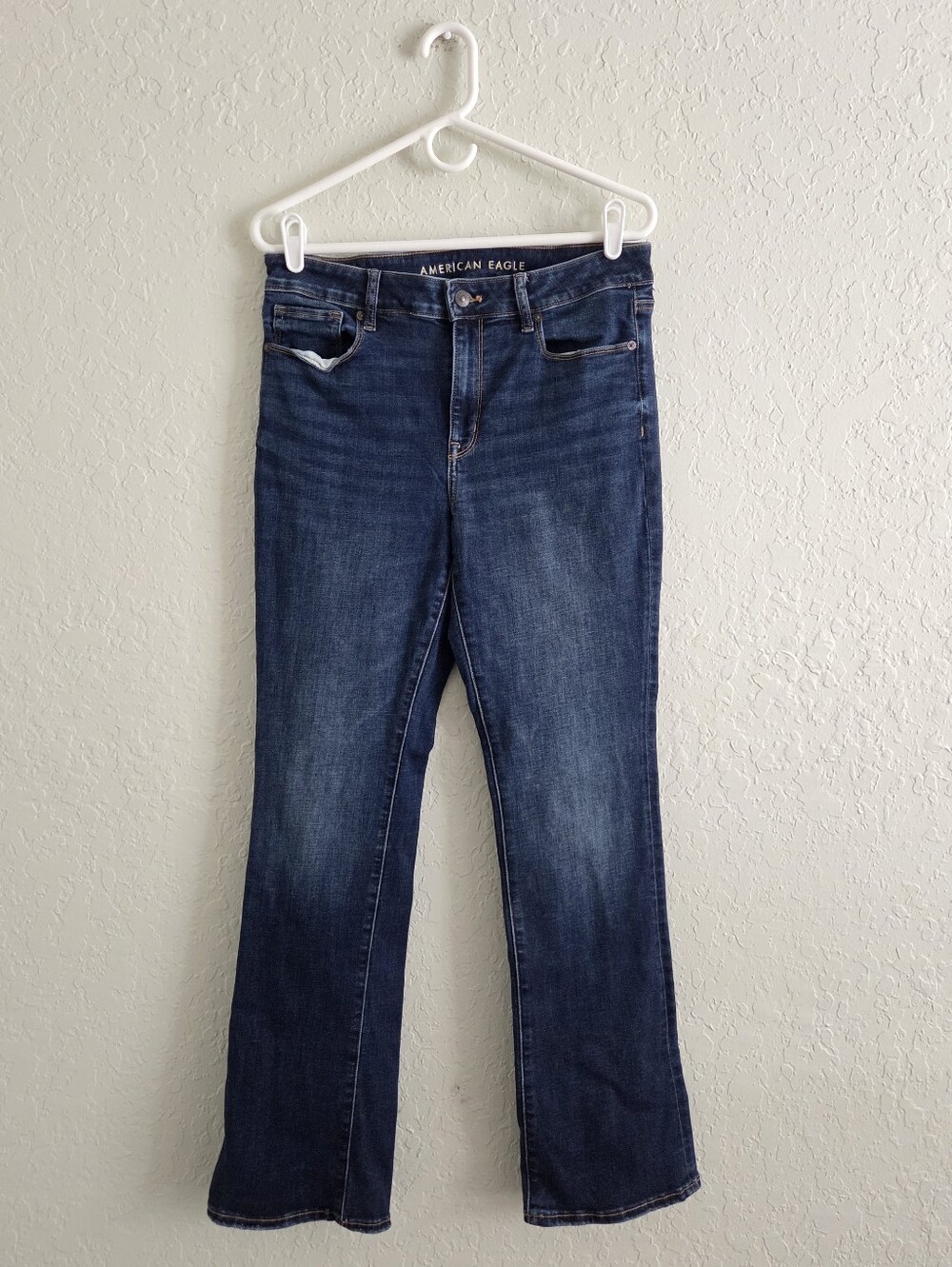 American Eagle High Rise Skinny Kick Bootcut Jeans